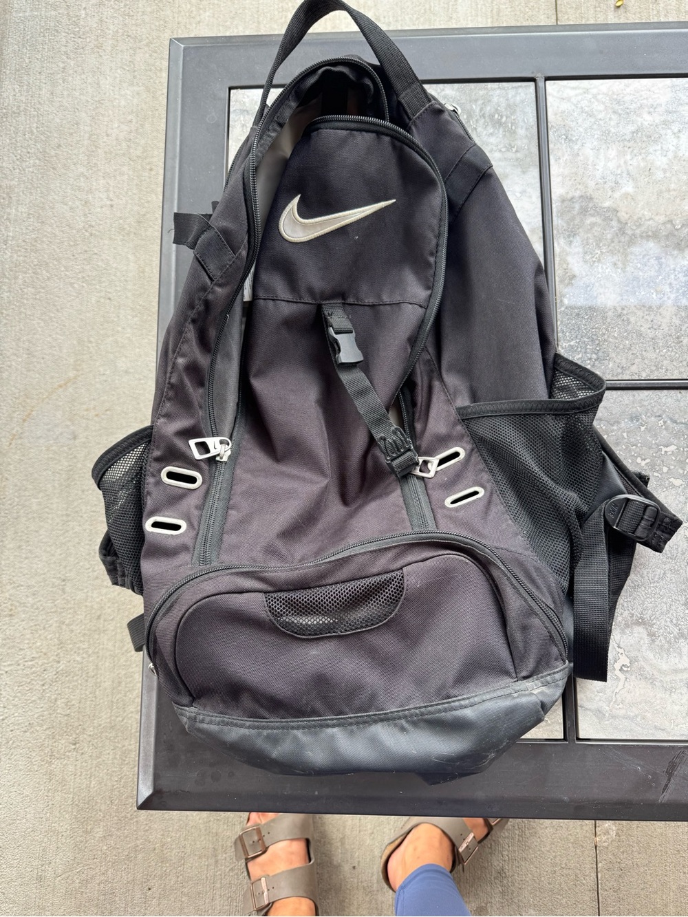 Nike Black backpack baseball bag.